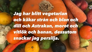 Vegetarianvisan med text  Sång från Trazan och Banarne [upl. by Resiak96]