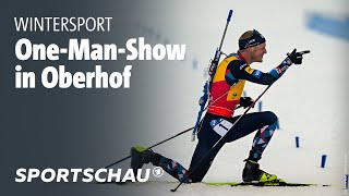 BiathlonWM BöParty geht in der Verfolgung weiter  Sportschau [upl. by Grose500]