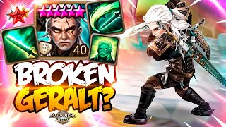 New LIGHT GERALT is BROKEN  Summoners War [upl. by Melborn]