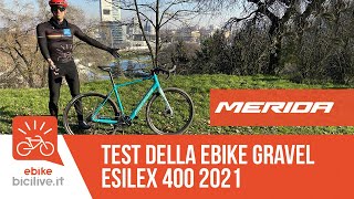 Merida eSilex 400 il test della bici elettrica gravel semplice e concreta [upl. by Dleifyar]