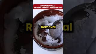 Ditch Expensive Hair Removal Try This 2Ingredient Hack hairremoval diyhairremoval smoothskin [upl. by Novla214]