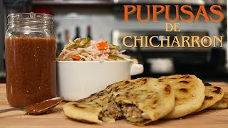 Pupusas de Chicharrón Savory Delights from El Salvador [upl. by Nemlaz]