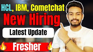 HCL IBM CometChat Hiring  OFF Campus Drive For 2025 2024 2023 Batch  Fresher Jobs Kn Academy [upl. by Atteuqehs]