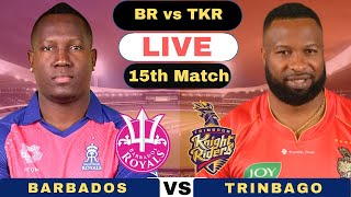 Live BR vs TKR CPL Barbados Royals vs Trinbago Knight Riders Live Match Cpl 2024 [upl. by Annaiviv]