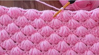 The Greatest VERY EASY Baby Blanket for Beginners Crochet knitting pattern [upl. by Cotter]