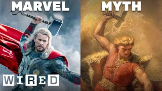 Marvel vs Norse Mythology Every God in Thor Explained amp Compared  WIRED [upl. by Natanoy515]