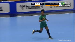 MUNDIAL SUB20 DE HANDEBOL FEMININO 2022  Brasil 18 x 37 França  Melhores Momentos [upl. by Atinuaj955]