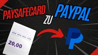 PAYSAFECARD auf PAYPAL überweisen 2024 Tutorial  funktioniert es noch  Deutsch  PSC zu PayPal [upl. by Nipahc64]