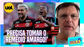 FLAMENGO TINHA RELAÇÃO DÍVIDA X RECEITA BEM PIOR QUE A DO CORINTHIANS HOJE DIZ MAURO CEZAR [upl. by Pietje744]