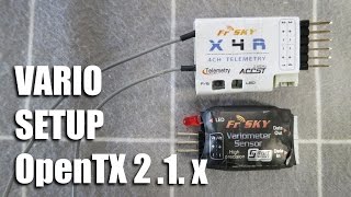 FrSky Vario setup OpenTX 21 [upl. by Adachi]