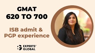 From 620 to 700 on GMAT and ISB PGP experience  Meenali’s story [upl. by Agata396]