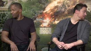 Interview with Channing Tatum and Jamie Foxx for White House Down [upl. by Bonine]