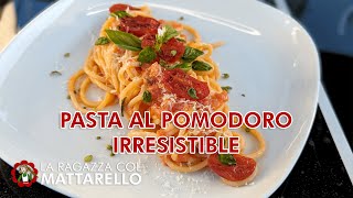 Pasta al Pomodoro Un Clásico Italiano Irresistible 🍅🍝 [upl. by Jardena]