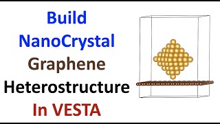 No Mic NanoCrystal  Graphene Heterostructure in VESTA [upl. by Madel122]