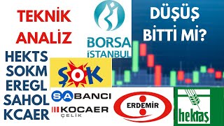 BORSA YORUMLARI  HEKTAŞ HİSSE  ŞOK MARKET HİSSE YORUMLARI  EREĞLİ HİSSE  SAHOL  KCAER HİSSE [upl. by Idnod]