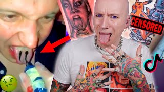 These Tattoos Will Make You SICK  NEW Tattoo TikTok Fails 3  Roly [upl. by Feeley]