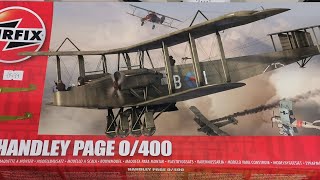 Airfix 172 Handley Page 0400 Unboxing [upl. by Brunhild]