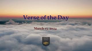 Verse of the Day  March 13 2024 verseoftheday dailybibleverses bible prayer [upl. by Matthaus]