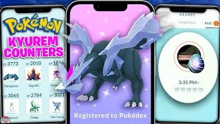 KYUREM Raid Counter Guide  100 IVs Weaknesses amp More [upl. by Esydnac]