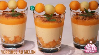 Recette de Verrines Sucrées au Melon [upl. by Leafar]