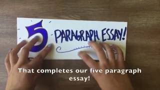 How to write a five paragraph essay [upl. by Gerard516]