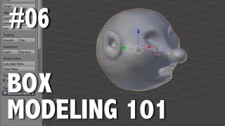 Blender 26 Tutorial 06  Box Modeling 101 Cartoon Head [upl. by Jen]