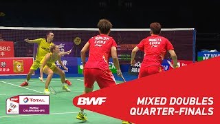 XD  ADCOCKADCOCK ENG 6 vs WANGHUANG CHN 2  BWF 2018 [upl. by Seuqramed]