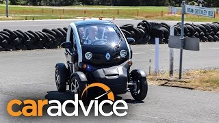 Renault Twizy Review  first Australian drive [upl. by Lucais]