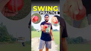 Practice For swing🏏❤️ vlog 503  cricket swing practice game shorts [upl. by Eikin83]