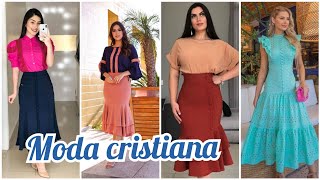 HERMOSOS VESTIDOS Y FALDASROPA DE MODA PARA CRISTIANA [upl. by Labaw]