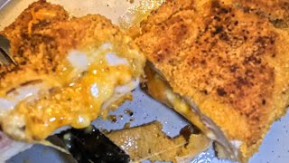 4Cheese Chicken Cordon Bleu in an Airfryer shorts food airfryer cooking cheese chicken [upl. by Etteuqal500]