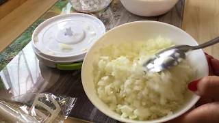 Manual Food Chopper Review  Speedy Chopper denedim [upl. by Yablon819]