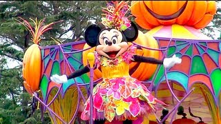 Minnie Happy Halloween Harvest parade 2013 Tokyo Disneyland [upl. by Hannazus201]