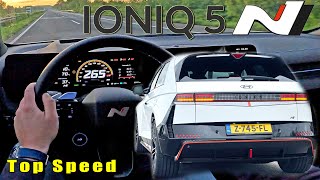 Hyundai Ioniq 5 N 650HP  0260 ACCELERATION TOP SPEED amp SOUND [upl. by Idnerb713]