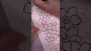 HowtoDraw Larkspur flowers [upl. by Haidadej614]