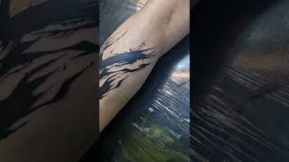 Black Alíen Project Tattoo Abstract Created [upl. by Naltiac]