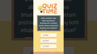 Understanding Ventilator Modes Nursing MCQ Series 0177 quiz nursequiz ventilatorsettings [upl. by Gerdeen738]