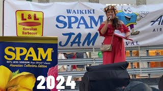 Spam Jam Festival 2024 Waikiki Oahu Honolulu Hawaii [upl. by Henke]