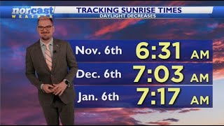 Monday Daybreak Forecast November 6th 2023 [upl. by Ydnic]