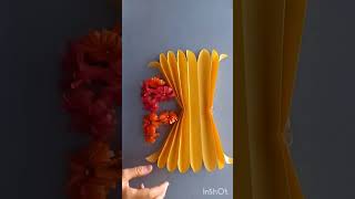 Make a Butterfly with Paper Flowers Easy DIY Craft Tutorialshorts [upl. by Benyamin85]