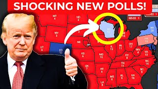 2024 Election Map Based on Latest Polls in Wisconsin Trump vs Harris [upl. by Croix313]