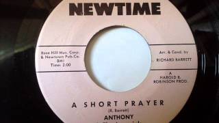 ANTHONY amp THE IMPERIALS  A SHORT PRAYER  NEWTIME 503 [upl. by Rebeh]