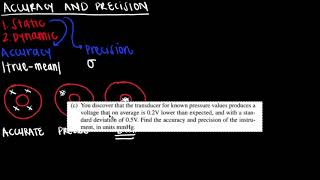 Accuracy and Precision with Practice Problem  Bioinstrumentation Design [upl. by Ennaus500]