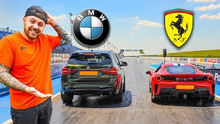 SUPERCARS VS THE FASTEST BMW X3M I REBUILT [upl. by Eikram]