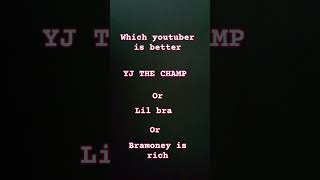 Lil bra channel and bramoney channel here BralienRicep2l and Lenzymont see for your self [upl. by Ringler]