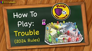 How to play Trouble 2024 Rules  Shield amp Power Die [upl. by Esdnil735]