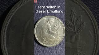 Irrtümlich geprägt  BRD 50 Pfennig 1950 G Bank deutscher Länder  shorts [upl. by Lahcym]