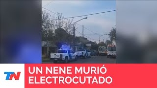 ÚLTIMA NOTICIA I Un nene murió electrocutado al festejar un gol de Boca [upl. by Nuahsel339]