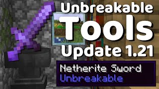 How To Get Unbreakable Tools and Armor in Minecraft 121 [upl. by Maurits]