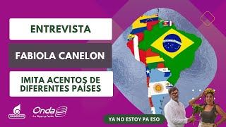 Fabiola Canelon Creadora de contenido venezolana cantautora imita acentos de diferentes países [upl. by Uv]